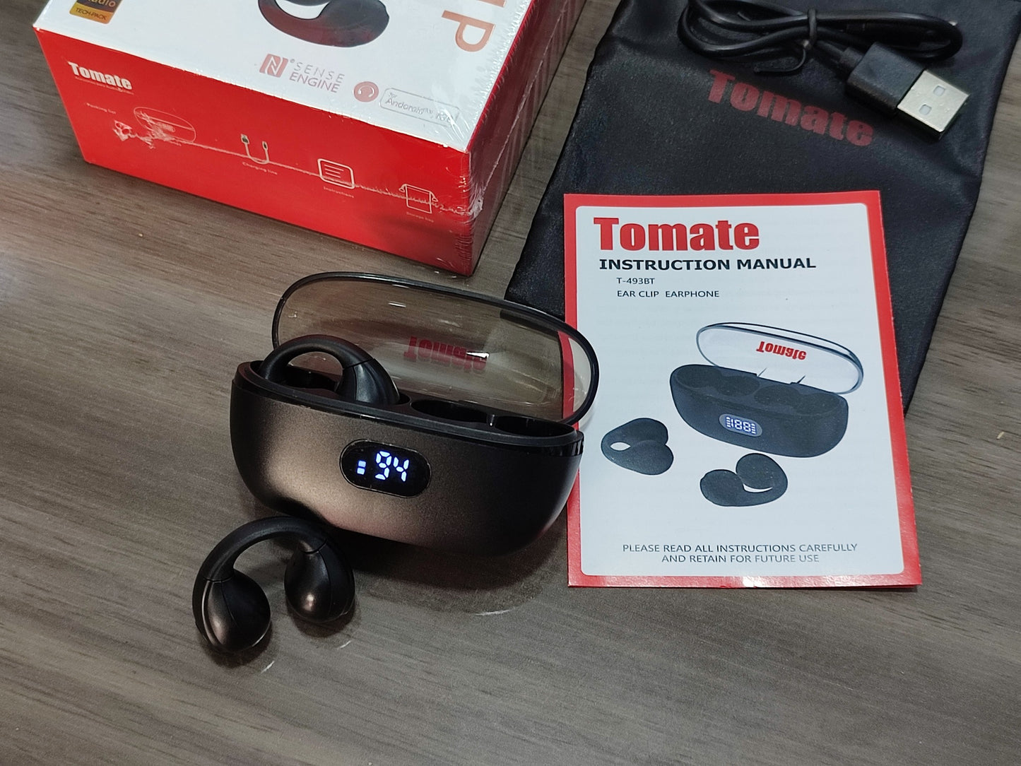 Audífono EAR CLIP Tomate T-493BT