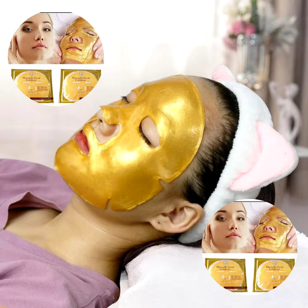 Mascarilla Gold Facial De Colágeno