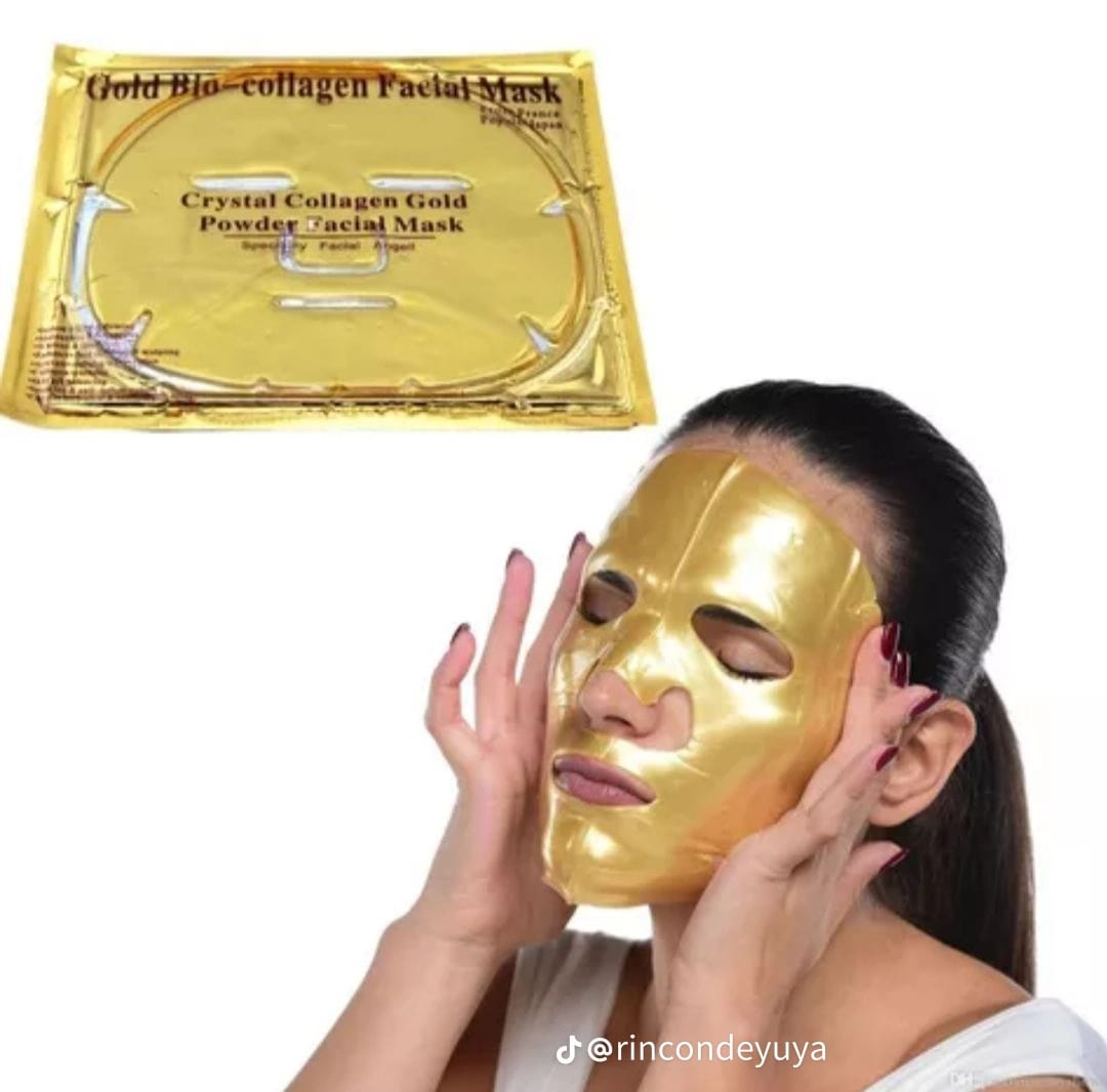 Mascarilla Gold Facial De Colágeno
