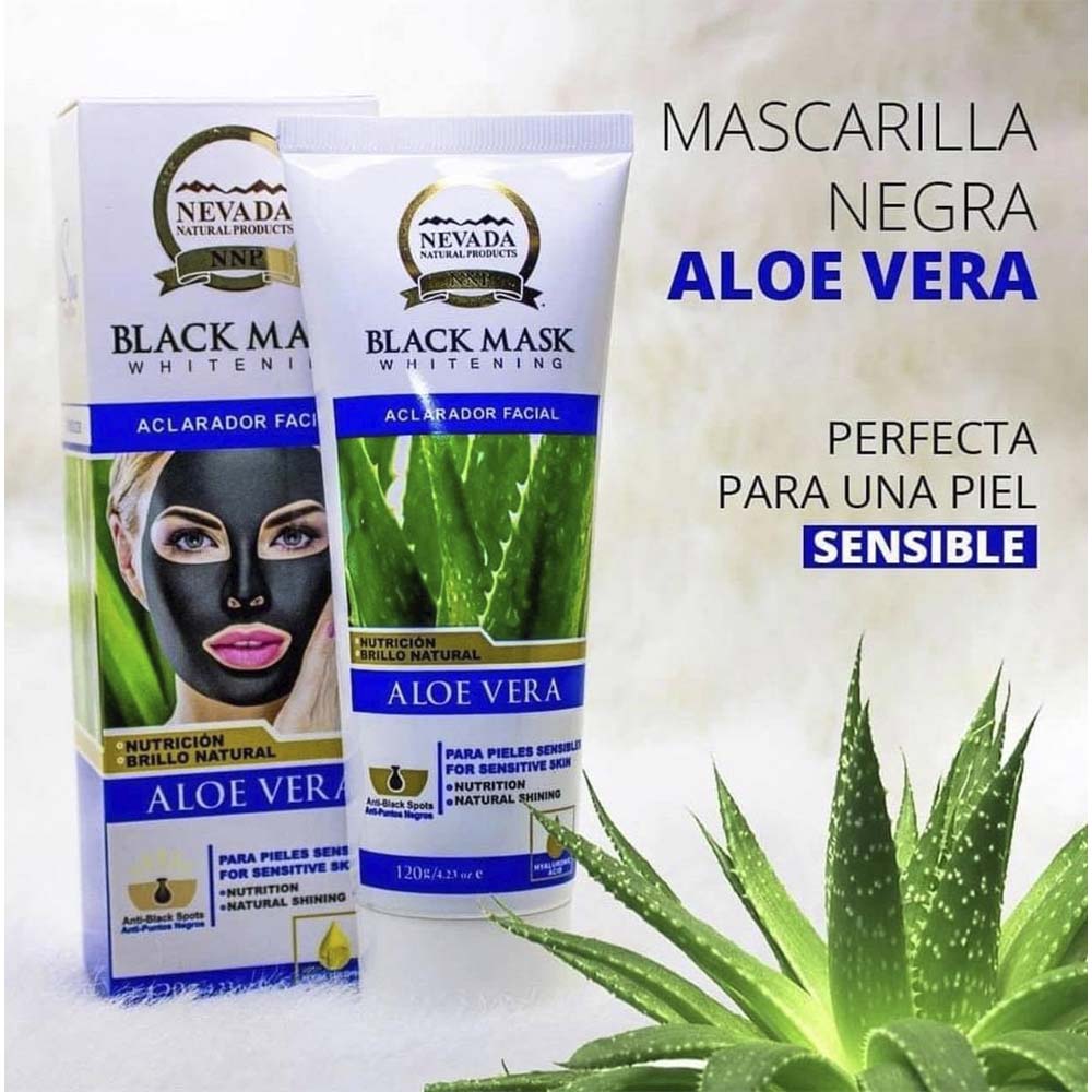 Mascarilla Negra de ALOE VERA