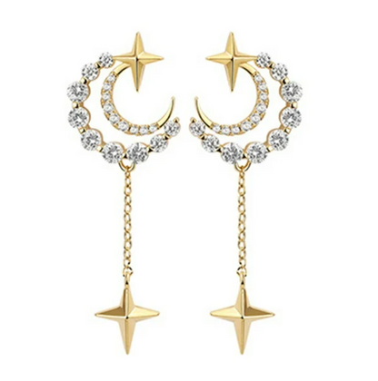 Aretes Luna (Dorado)