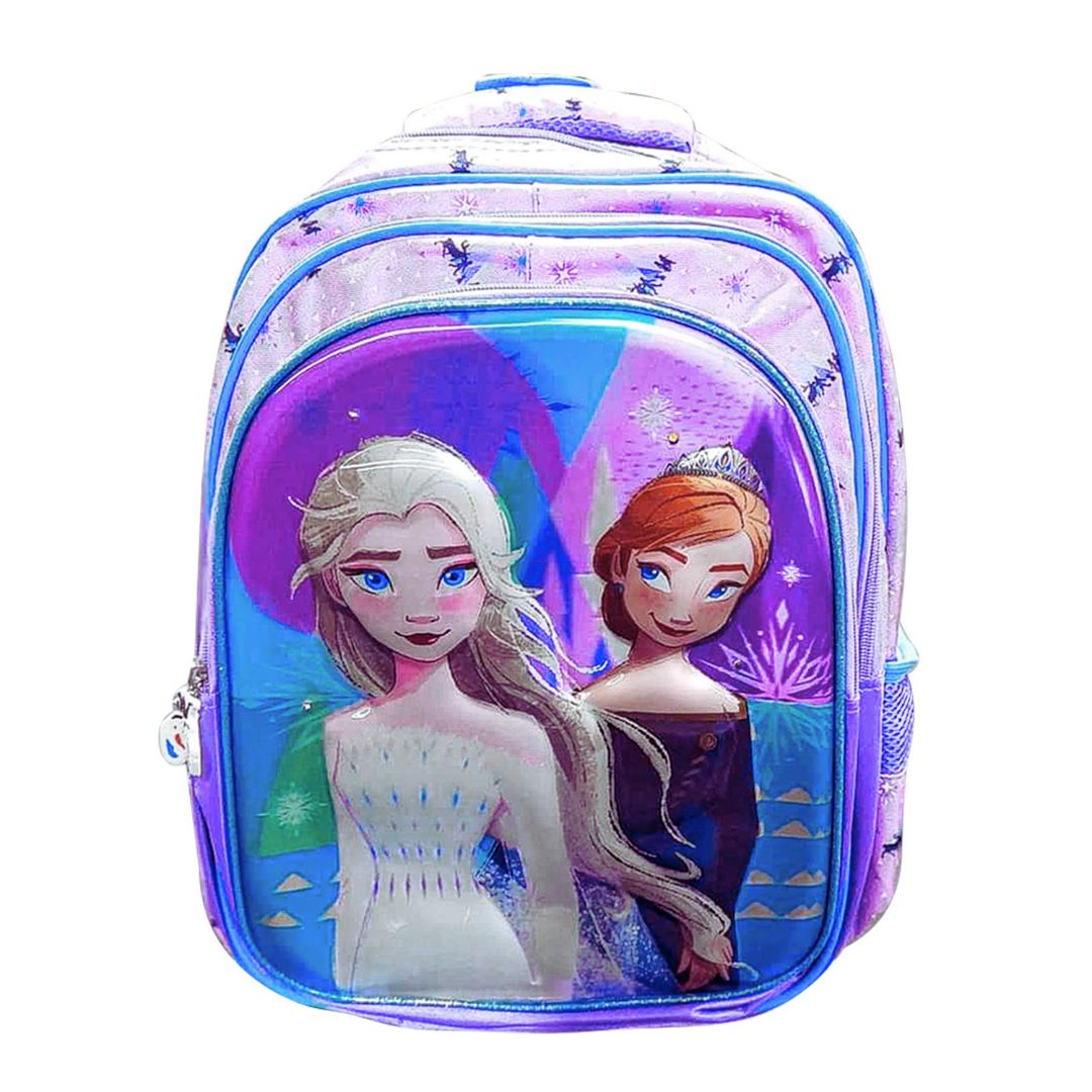 Mochila Niña Disney Original 3d y Luces