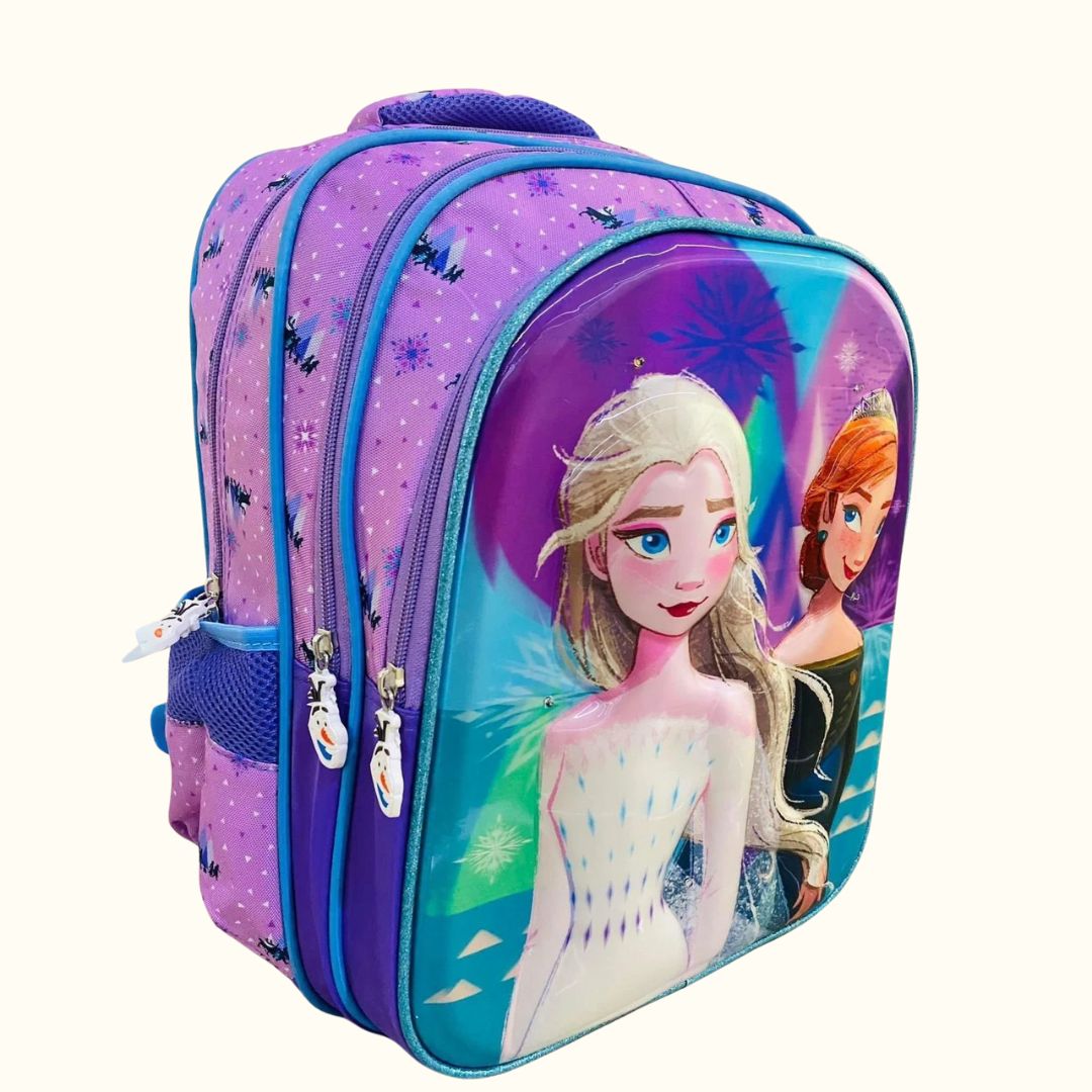 Mochila Niña Disney Original 3d y Luces