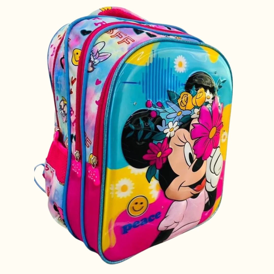 Mochila Niña Disney Original 3d y Luces