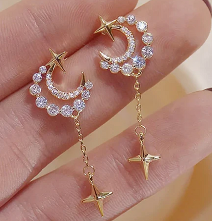 Aretes Luna (Dorado)