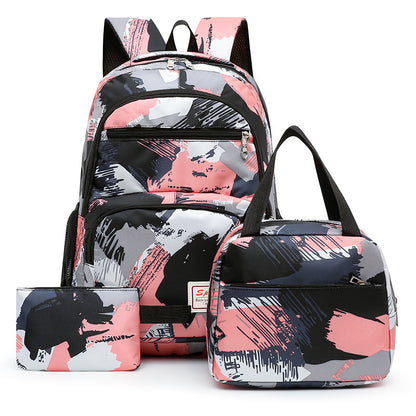 Mochila Juvenil Unisex Set 3 Piezas
