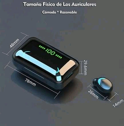 Audífonos Bluetooth F9 5-C TWS 2000 mAh