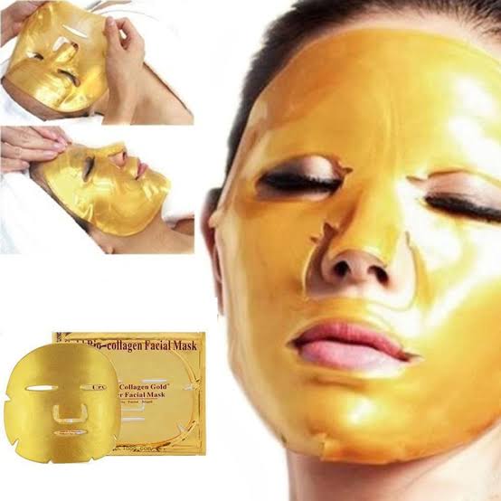 Mascarilla Gold Facial De Colágeno