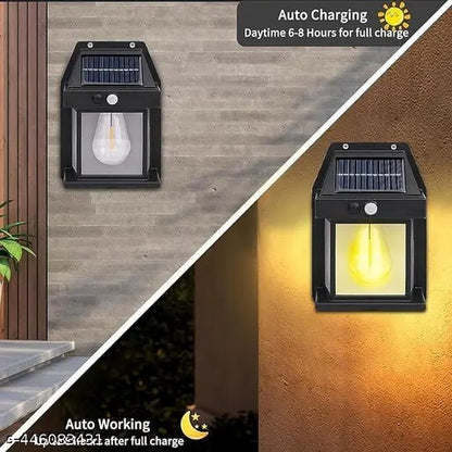 Lámpara Solar LED con Sensor de Movimiento