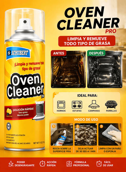 Combo Limpieza Over Cleaner + Espuma — Elimina Grasa y Suciedad al Instante